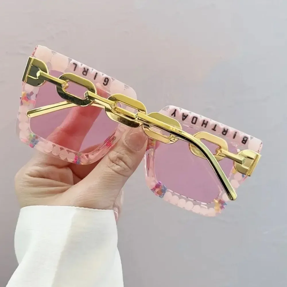 Birthday Girl Pink Glasses